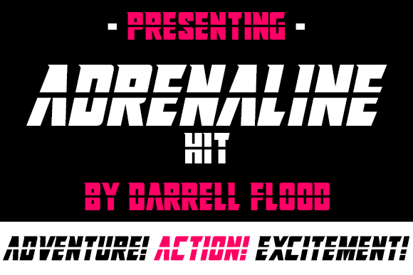 Adrenaline Hit: A Dynamic Display Font for Bold Brand Identity