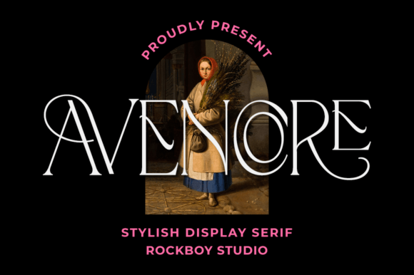 Avencore: A Distinct Serif Display Font for Scroll-Stopping Marketing