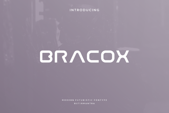 Bracox: A Futuristic Display Font for Editorial Clarity