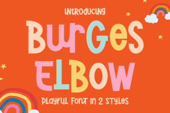 Burger Elbow: A Playful Display Font That Lifts Digital Layouts