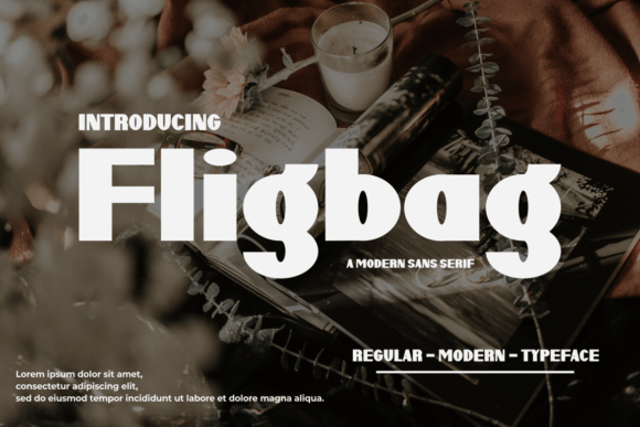 Fligbag: A Display Font That Makes Your Headlines Instantly Clickable