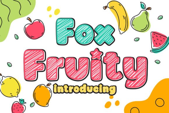Fox Fruity: A Playful Display Font for Digital Branding
