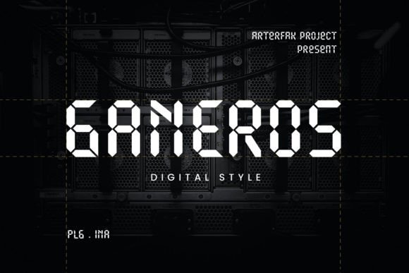 Ganeros: A Display Font That Anchors Your Message in Space