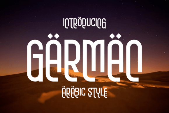 Garman: A Timeless Display Font for Digital Branding