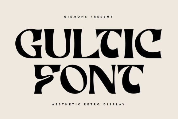 Gultic: A Stylish Display Font for Small Business Branding