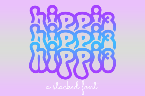 Hippi3 Display Font: Funky, Readable & Made for Makers