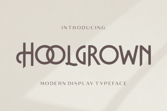Hoolgrown: A Display Font That Elevates Handmade Charm