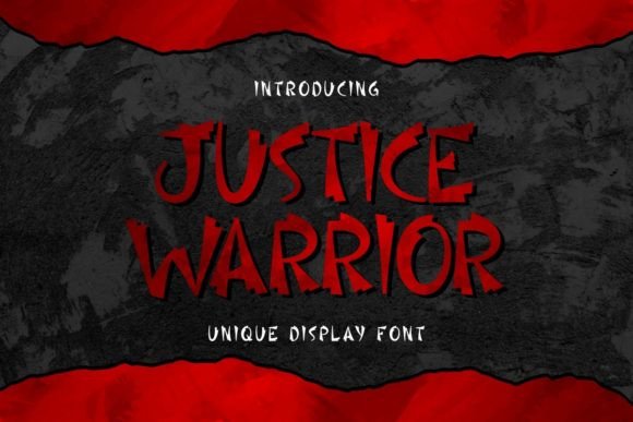 Justice Warrior Font: A Bold Display Typeface for Memorable Branding