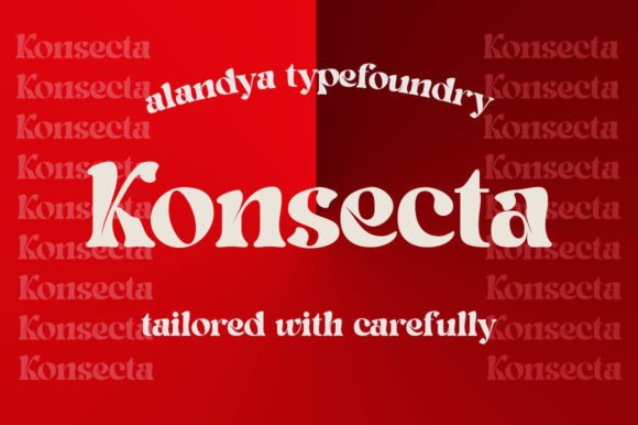 Konsecta Serif Display Font for Handmade Creators
