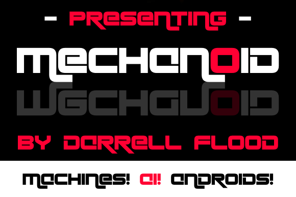 Mechanoid: A Futuristic Display Font That Cuts Through the Feed