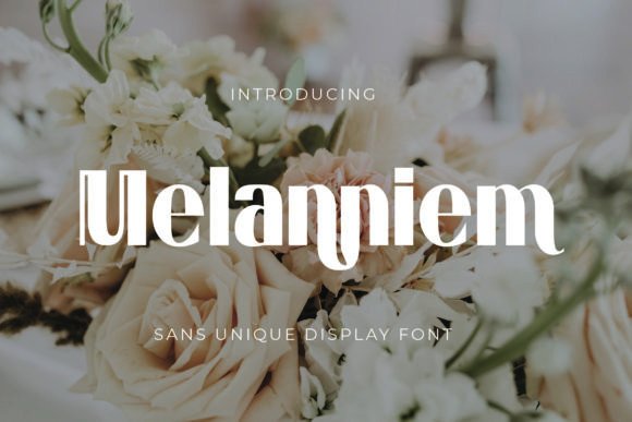 Melanniem: A Confident Display Font for Modern Brand Identity