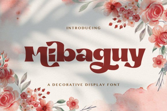 Mibaguy: A Playful Yet Polished Display Font for Small Business Branding