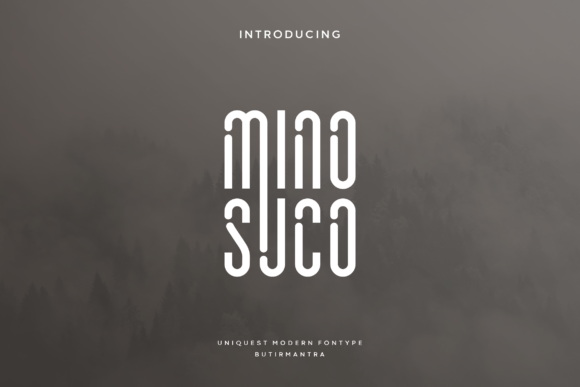 Minosuco: A Display Font That Breathes Quiet Confidence