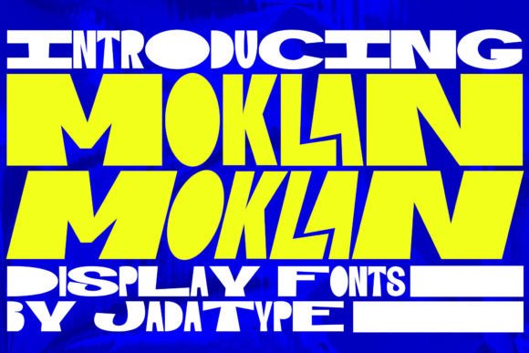 Moklan: A Playful Display Font for Editorial Impact
