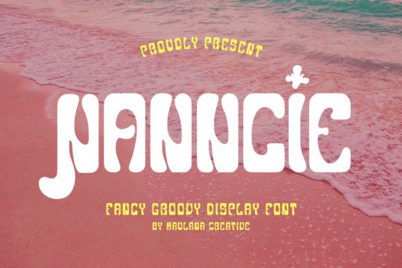 Nanncie: A Groovy Display Font That Lifts Your Web Design