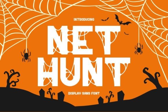 Nethunt: A Spider Display Sans Font for Bold Campaign Moments