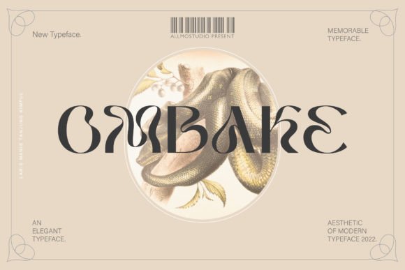 Ombake: A Curly Display Font That Stands Out—Thoughtfully