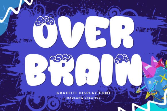 Over Brain Graffiti: A Display Font That Grabs Attention—Fast
