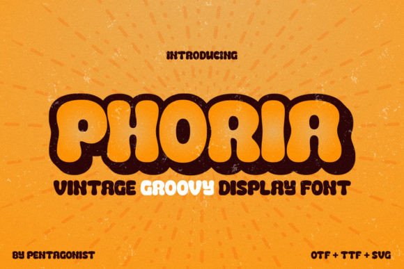Phoria: A Vintage Display Font for Editorial Charm