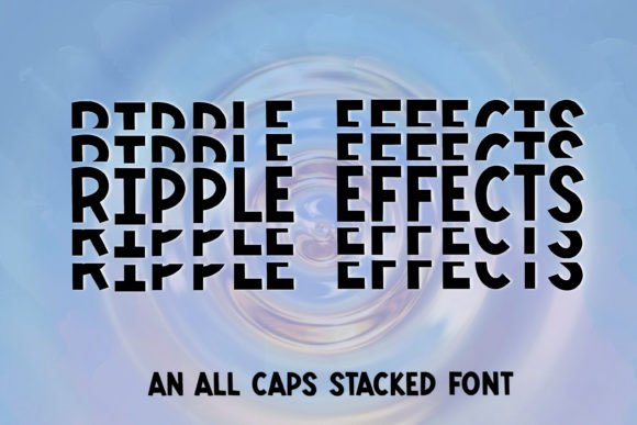 Ripple Effects: A Handwritten Display Font with Quiet Confidence