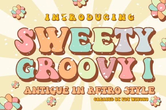 Sweety Groovy: A Retro Display Font That Stops Scrolling