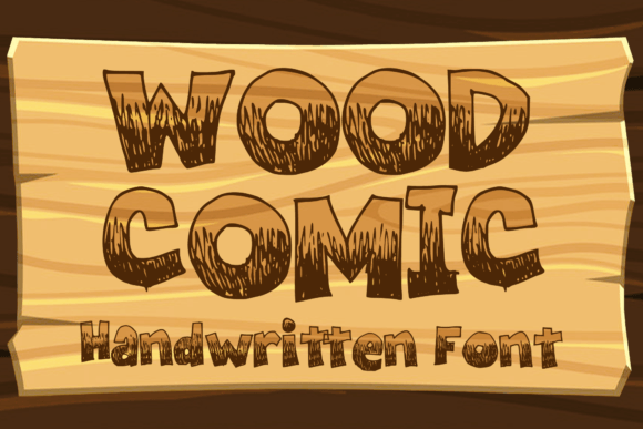 Wood Comic: A Playful Display Font That Builds Brand Personality