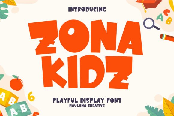 Zona Kidz: A Playful Yet Polished Display Font